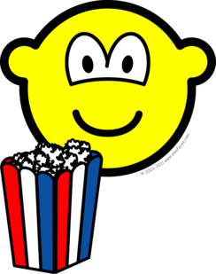 Popcorn etende buddy icon