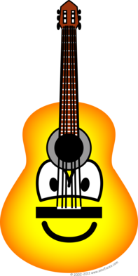 Gitaar emoticon