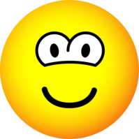 Rond ogige emoticon