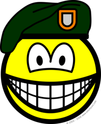 Green beret smile