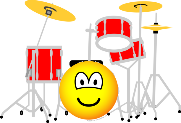 Drumstel emoticon