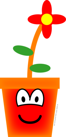 Bloempot emoticon