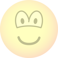 Doorzichtige emoticon